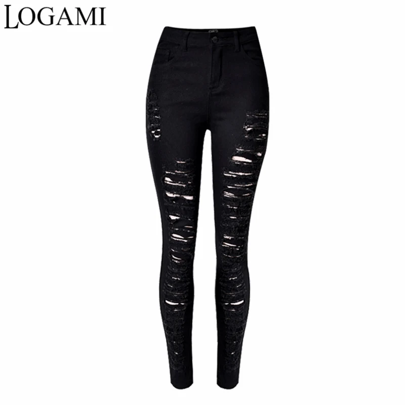 Ripped Jeans For Women Black Ripped 