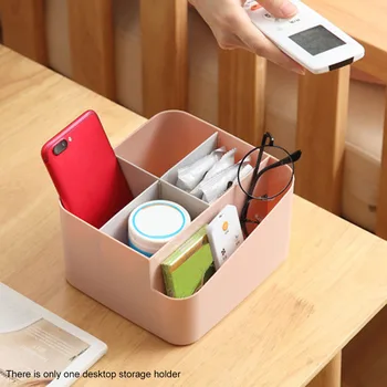 

Storage Holder 5 Compartments Sundries School For Vanity Table Desktop Organizer Portable Pencil Card Office Supplies Bedroom