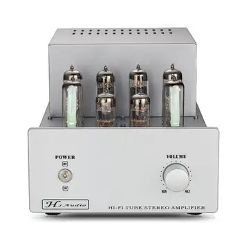 

ST-6P14/EL84PP output power 2*13W frequency response 28HZ-20KHZ push-pull tube amplifier kit