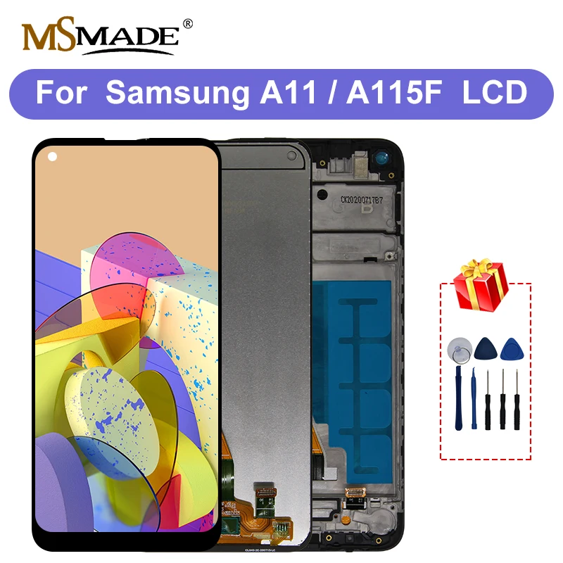 Оригинальный Для Samsung Galaxy A11 дисплей A115F A115F/DS ЖК сенсорный экран дигитайзер Запасные части для LCD|Экраны