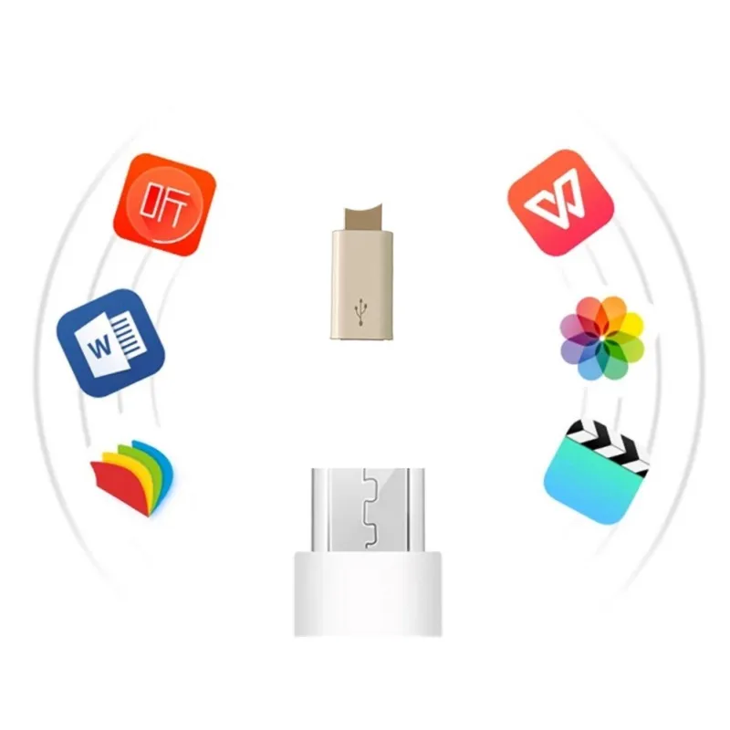 Для Android Micro USB на 8 контактный разъем адаптера для iPhone 5 SE 6 6S 7 Plus X карты