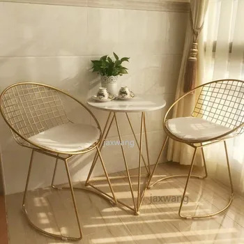 

Modern Minimalist Wrought Iron Bar Stool Hollowed Bar Stools Bar Chairs Living Room Chair Nordic Bar Chair Lounge Chair