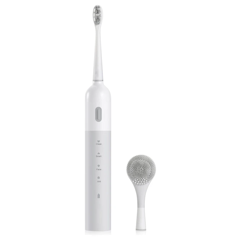 E401 Electric Toothbrush with 2x Brush Heads Rechargeable for Adults Braces Electric Orthodontic Toothbrush E401 Electric Toothbrush with 2x Brush Heads Rechargeable for Adults Braces Electric Orthodontic Toothbrush