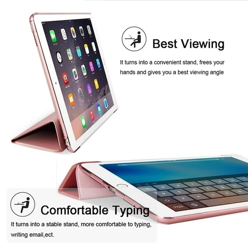 Роскошный модный чехол для Apple Ipad Air 9,7 дюймов IPad 5 Ipad 5 Smart PU кожаный флип планшет противоударный чехол с подставкой Чехол Coque