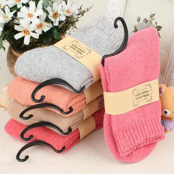 

5 Pair Thick Winter Socks For Women Girls MenStripe Patchwork Warm Socks Breathable Moisture-wicking Casual Cute Socks Meias