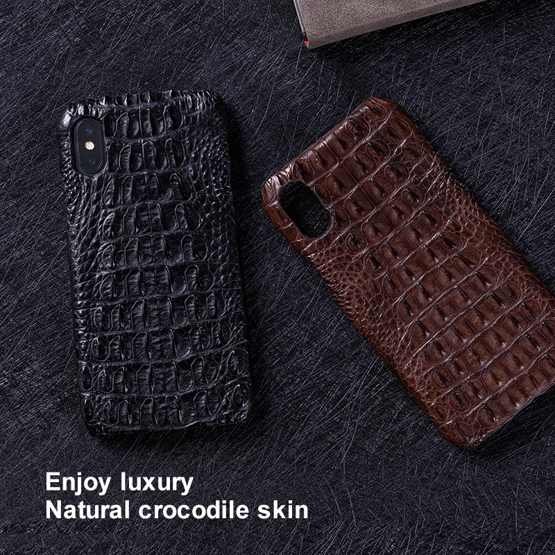

Crocodile Skin Phone Case For iPhone X XS Max XR Half-wrapped Case For Apple 5 5S SE 6 6S 7 8 Plus Protect Phone Case
