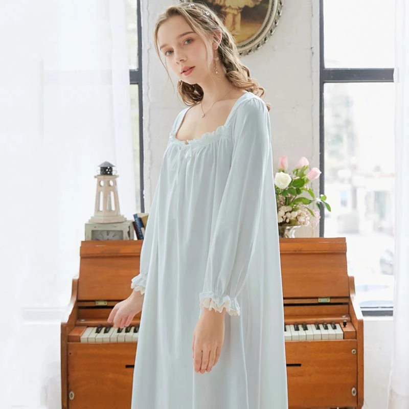 Luxury cotton nightdresses Clearance
