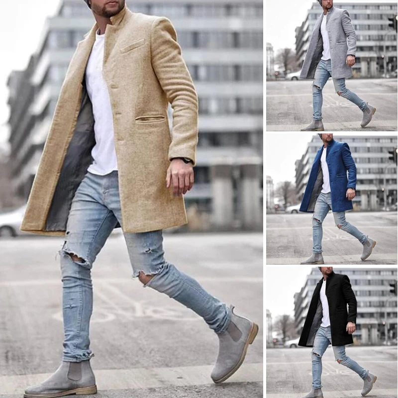 ZOGAA Brand mens coat 2020 New Casual men coat winter 4 colors men coats winter formal mens trench coat jacket plus size S-3XL ZOGAA Brand mens coat 2020 New Casual men coat winter 4 colors men coats winter formal mens trench coat jacket plus size S-3XL