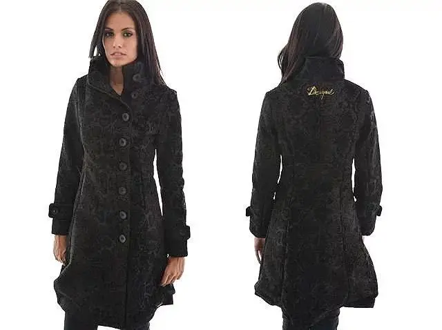 11 DESIGUAL Damen Mantel Jacke цветы дамы пальто куртка разнообразие - Цвет: 11