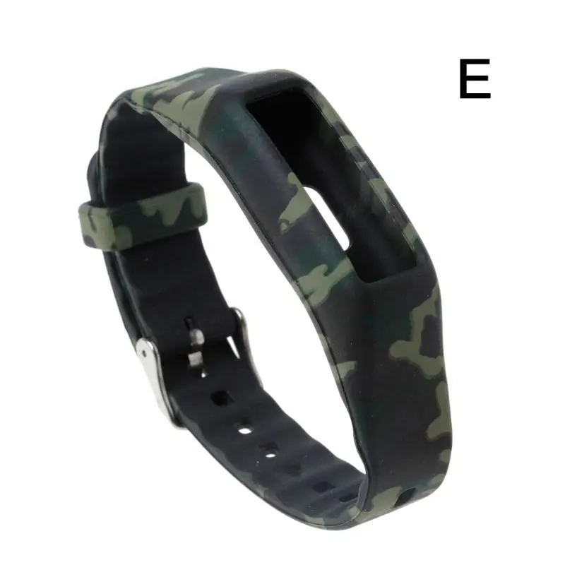 Camouflage Replacement Strap Silicone Sport Wrist Watch Band For Huawei Honor Band 4 Standard Version Smart Watch - Color: Green