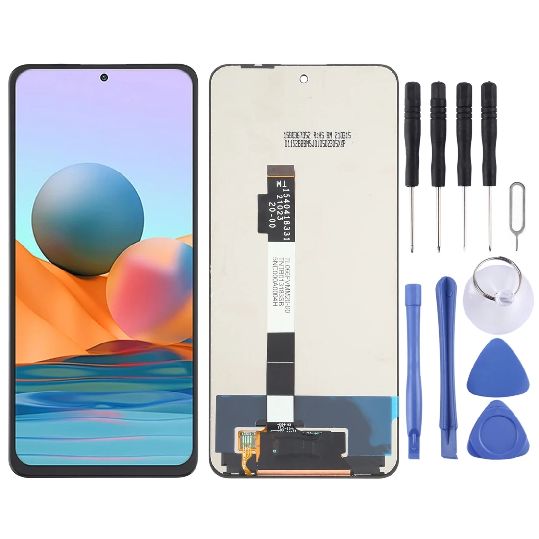 

IPartsBuy для Xiaomi Redmi Note 10 Pro IPS материал ЖК-экран и дигитайзер полная сборка