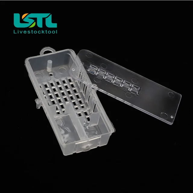 10 Db Queen Méh Szállítási Ketrec Méhészeti Felszerelés Tiszta Ház Méhkas Fehér Átlátszó - Image 4