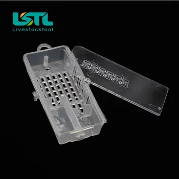 

5 Pcs Beekeeping Transport Queen Bee Cages Queen House Beehive White transparent Queen Bee Cage