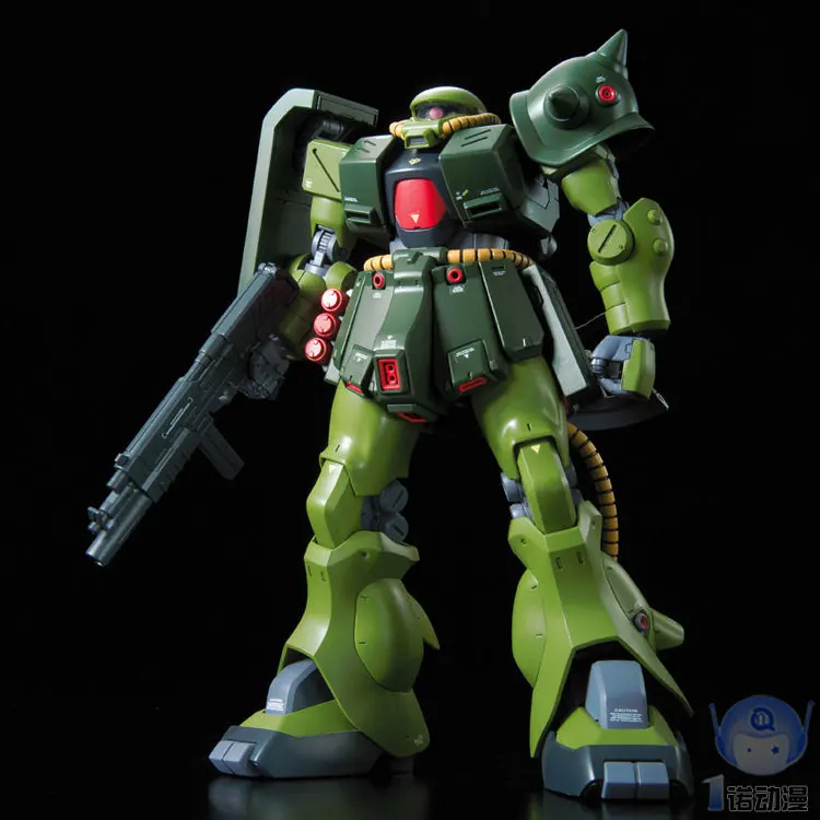 Японские BANDAI,, RE 1/100, MS-06FZ, ZAKU II 2 FZ NEO ZEON, Unchained, мобильный костюм, детские игрушки, BANDAI