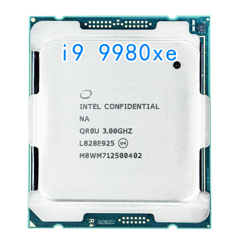 Процессор Intel Core i9 9980XE Extreme Edition 18 ядер до 4,4 ГГц Turbo разблокированный LGA2066 X299 серии 165 Вт процессоры (999AD1) Процессор Intel Core i9 9980XE Extreme Edition 18 ядер до 4,4 ГГц Turbo разблокированный LGA2066 X299 серии 165 Вт процессоры (999AD1)