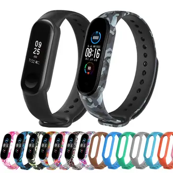 

Silicone Straps For Mi Band 5 Replacement Bracelet Wrist band For Xiaomi Mi band 5 Bracelet For Miband 5 Sport Wristband Strap