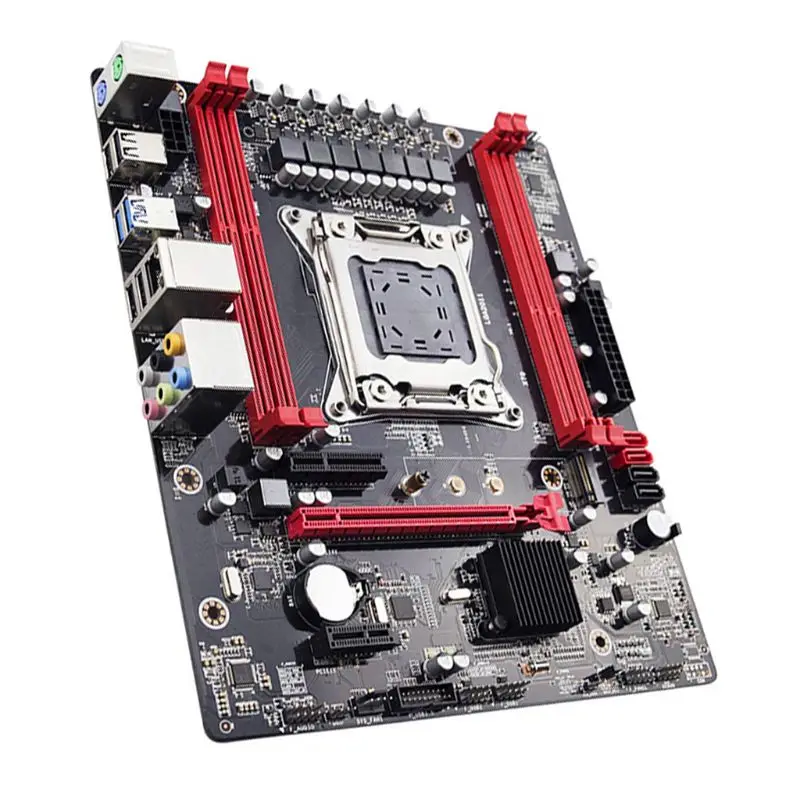 Новая материнская плата компьютера X79 LGA2011 E5 2680 v2 USB3.0 USB2.0 SATA3.0 PCI-E NVME M.2 SSD процессор 64 г материнская плата