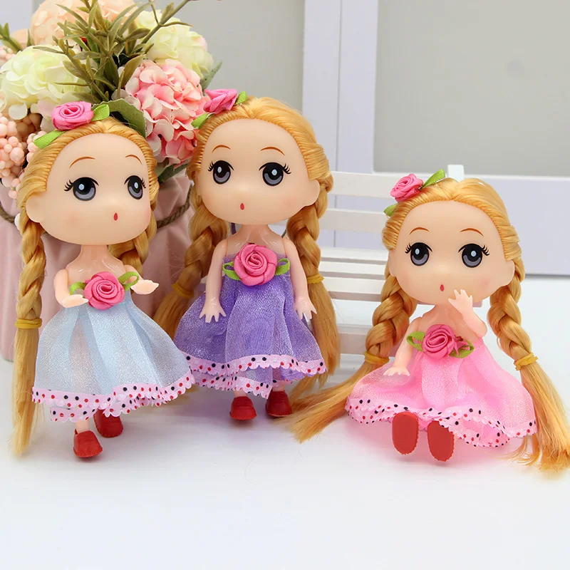 1PC 16cm Princess Mermaid Ddung Confused Doll Pendant Keychain Dolls TSYN 
