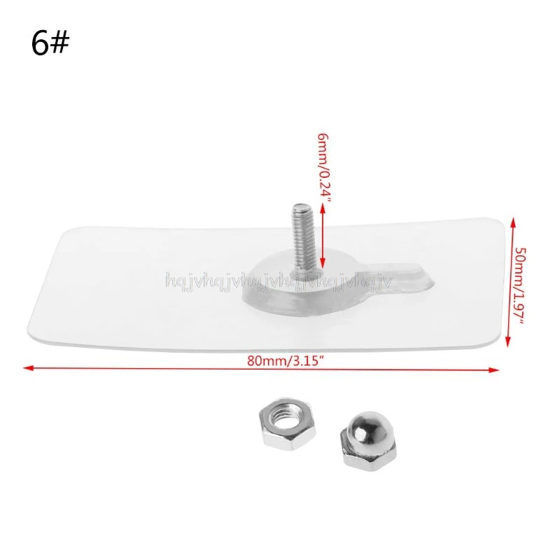 Strong Self Adhesive Screw Hook Wall Mouted Stainless Steel Seamless Shelf Hanger O12 19 dropship