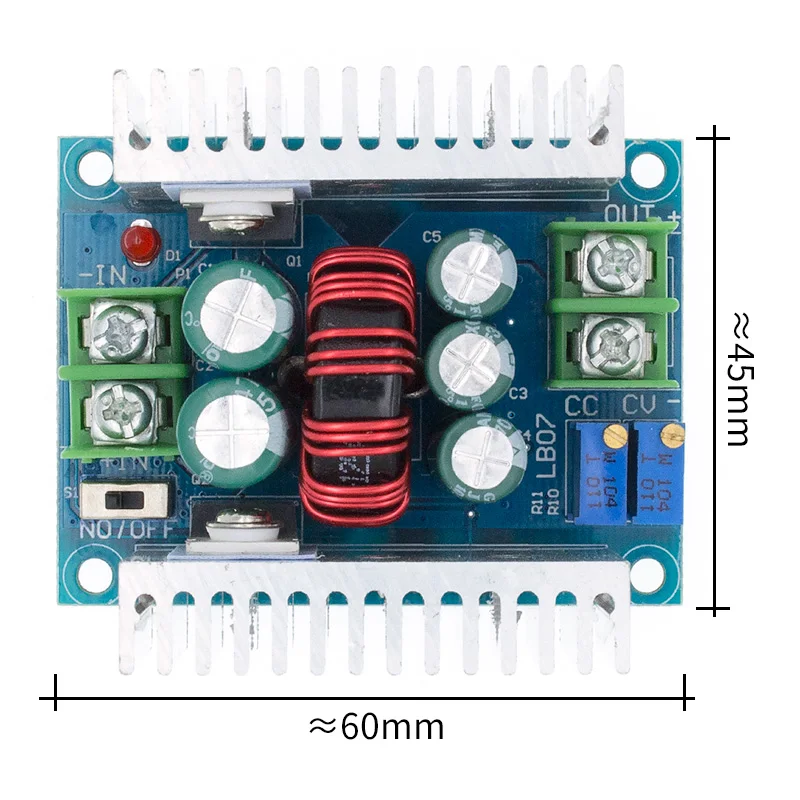300W 20A DC понижающий преобразователь модуль с драйвером постоянного тока для