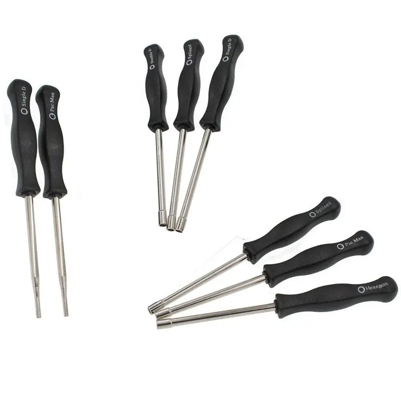 

8 pcs Screwdriver Carburetor Adjustment Tool Single D Double D Hexagon Hex Socket Kit Set