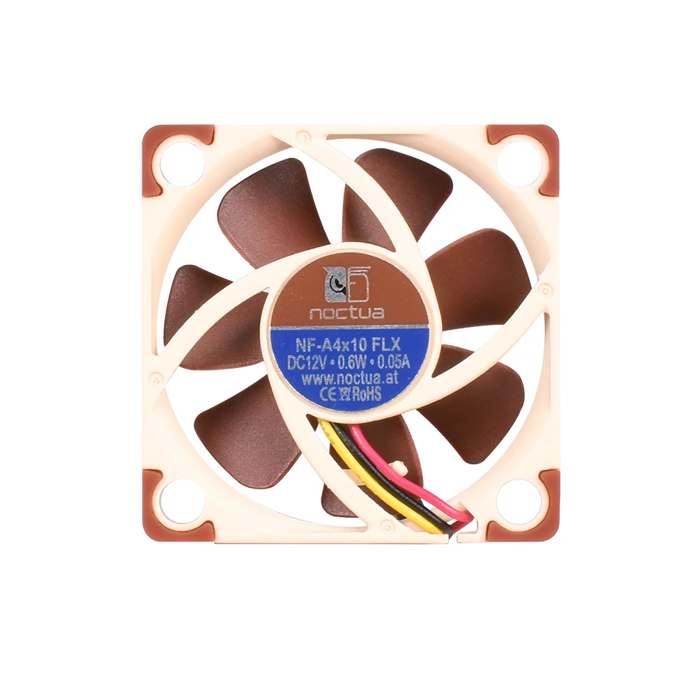 Премиум вентилятор Noctua NF A4x10 FLX 12 В 4010 Вентилятор охлаждения 4500 об/мин кулер 3d
