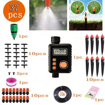 

Garden Auto Drip Irrigation System Automatic Watering Spike for Plants Flower LCD Screen Sprinkler Controller Irrigation Tool