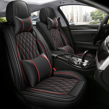 

Full Coverage Eco-leather auto seats covers PU Leather Car Seat Covers for Honda civic accord crv grosstour honda pilot