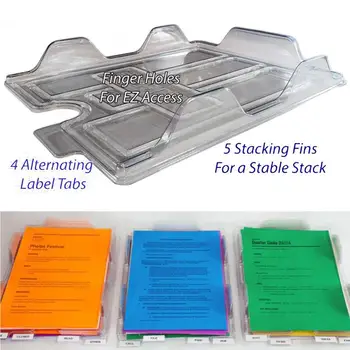 

Innovative Desktop File Storage Folder Stack File Storage Rack Office File Organizers Office Students Supplies Files Collectors
