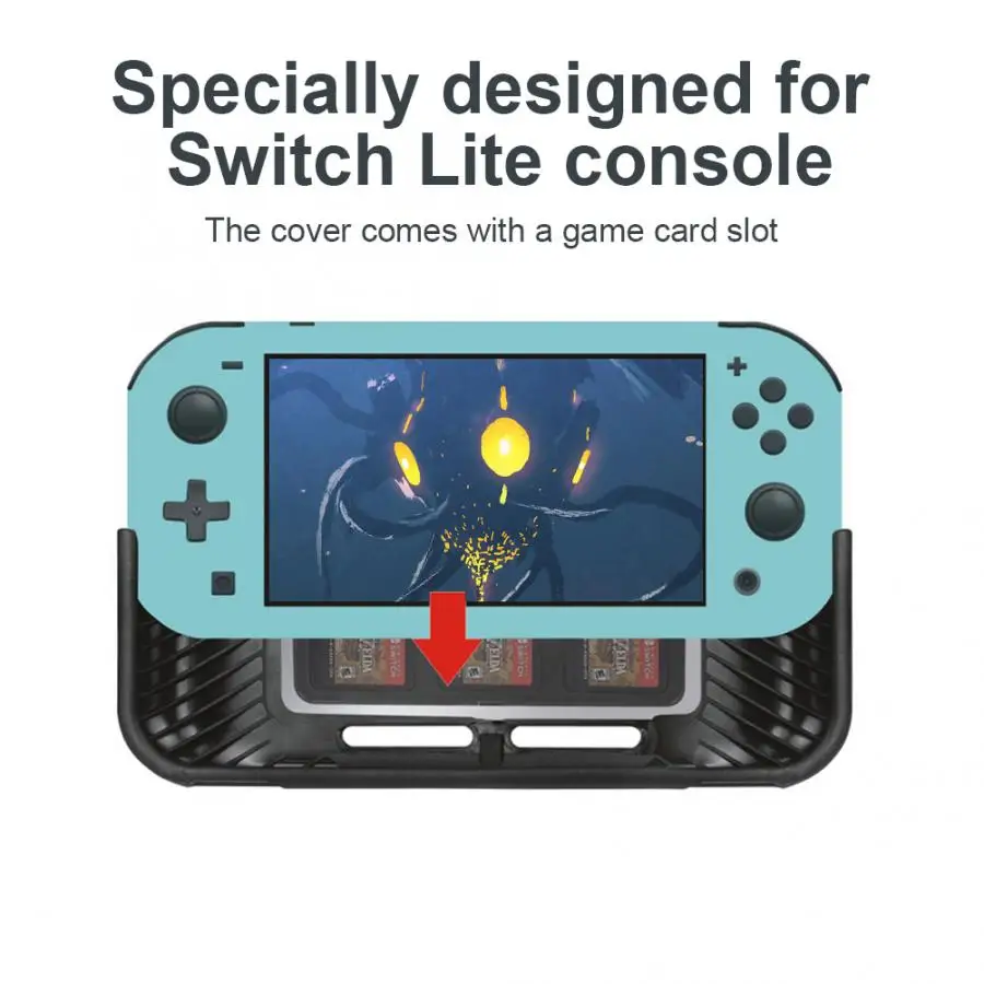 ТПУ защитный чехол и джойстик Крышка набор с слотом для карты для Switch Lite консоли
