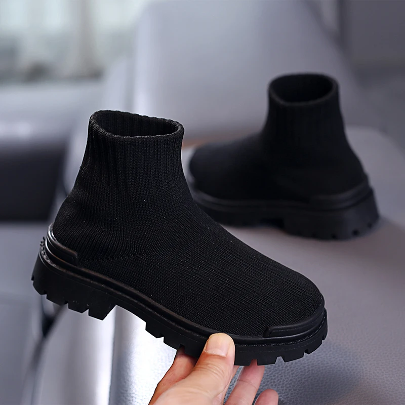 Осенние детские ботинки Martens; Удобные детские ботильоны из сетчатого материала; Школьная обувь черного цвета для мальчиков и девочек; Прогулочные кроссовки; Обувь для маленьких мальчиков|Сапоги|   | АлиЭкспресс