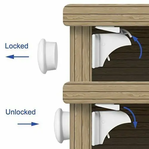 Магнитный Невидимый замок для шкафа безопасности ребенка Pet доказательство ящика замки для шкафов