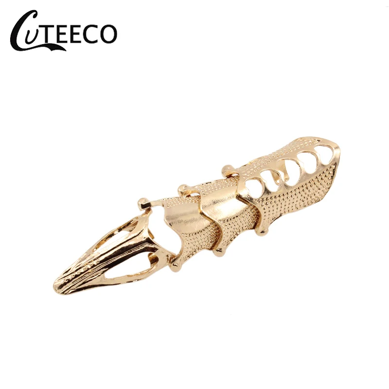 CUTEECO, модное кольцо для женщин и мужчин, s, панк-рок, животное, Череп, длинные кольца на палец, мужские винтажные ювелирные аксессуары, ювелирные изделия, подарки
