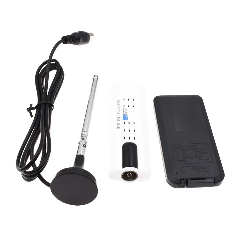 USB 2,0 цифровой DVB-T/T2 SDR+ DAB+ FM HD ТВ тюнер приемник Стик SG ТВ приемник с пультом дистанционного управления