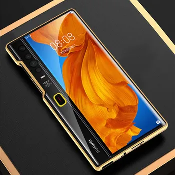

Luxury Aluminum Metal Magnetic Case Cover For Huawei Mate XS Case 360 Front+Back Double-Sided Tempered Glass Adsorption KS0941