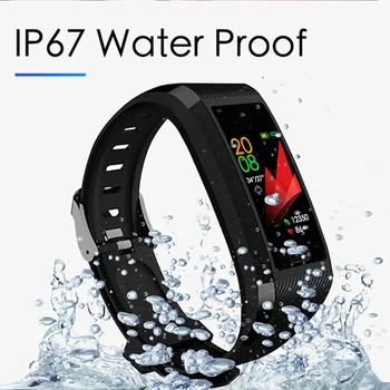 

Smart Wristband Fitness Bracelet Waterproof Fitness Tracker Watch Blood Pressure Weather Display Smart Bracelet Watch Women Men