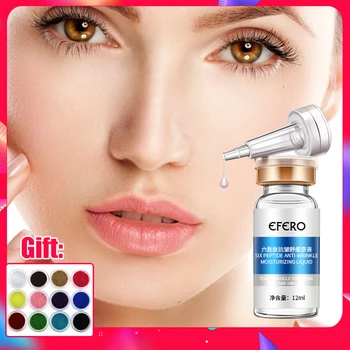 

EFERO Six Peptides Serum for Face Repair Collagen Essence Anti Wrinkle Moisturizing Whitening Face Cream Firming Skin