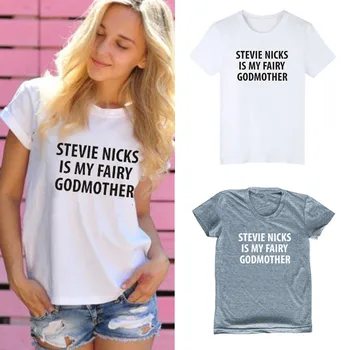

STEVIE NICKS Letter Print T Shirt Women Short Sleeve O Neck Loose Tshirt 2020 Summer Women Tee Shirt Tops Camisetas Mujer