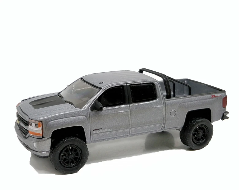 1: 64 зеленый свет Dodge Ramcharger PONTIAC chely Shelby GT350 Ford Nissan команда GMC Vandura литой модельный автомобиль - Цвет: CHEVY Truck Gray