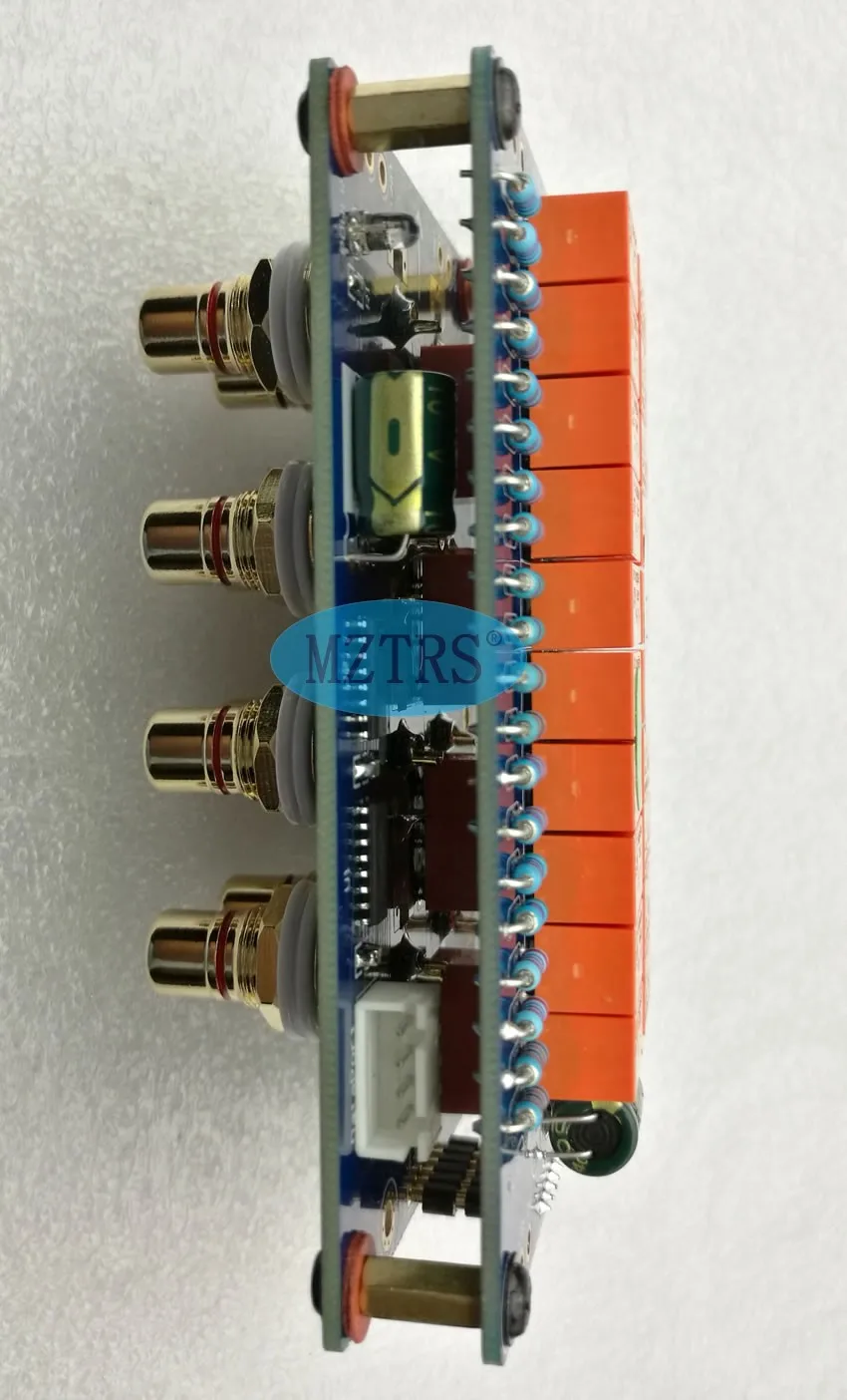 chassis relay + resistor ALPS potentiometer Volume Control Board 4 input switch