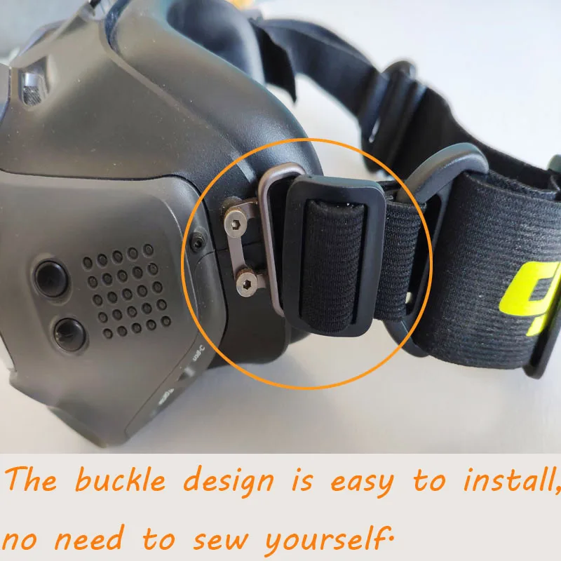 Drone Accessories Adjustable Head Strap FOR DJI FPV Goggles Headband Non-slip With Battery Holder Adjustable Customizable Pattern V2 Accessories