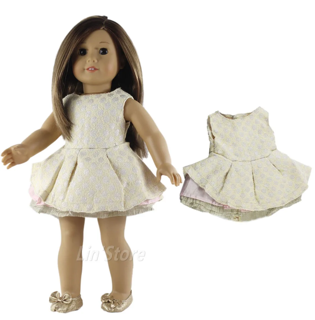 Модная Одежда для кукол, набор игрушек, одежда для 18 дюймов, Одежда для кукол, много стилей на выбор, B03 - Цвет: 1 Pc Dress