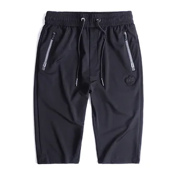 

2020 Sports shorts men's mesh ice silk air conditioning man's casual basketball 7 Capris summer thin quick drying loose 1-10