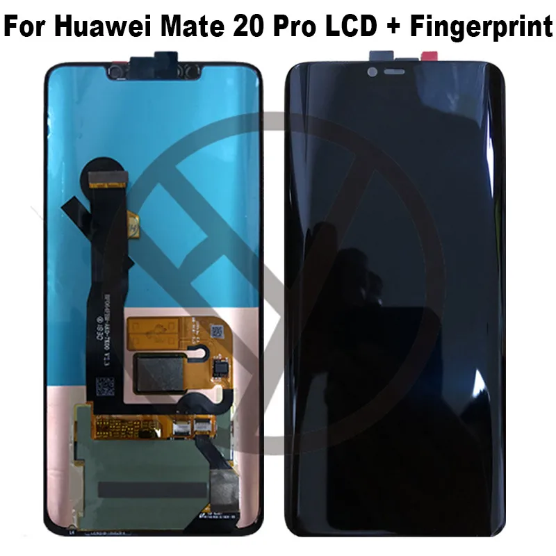 

Original Super AMOLED For Huawei Mate 20 Pro LCD Display Touch Screen Digitizer Assembly Repair With frame With fingerprint