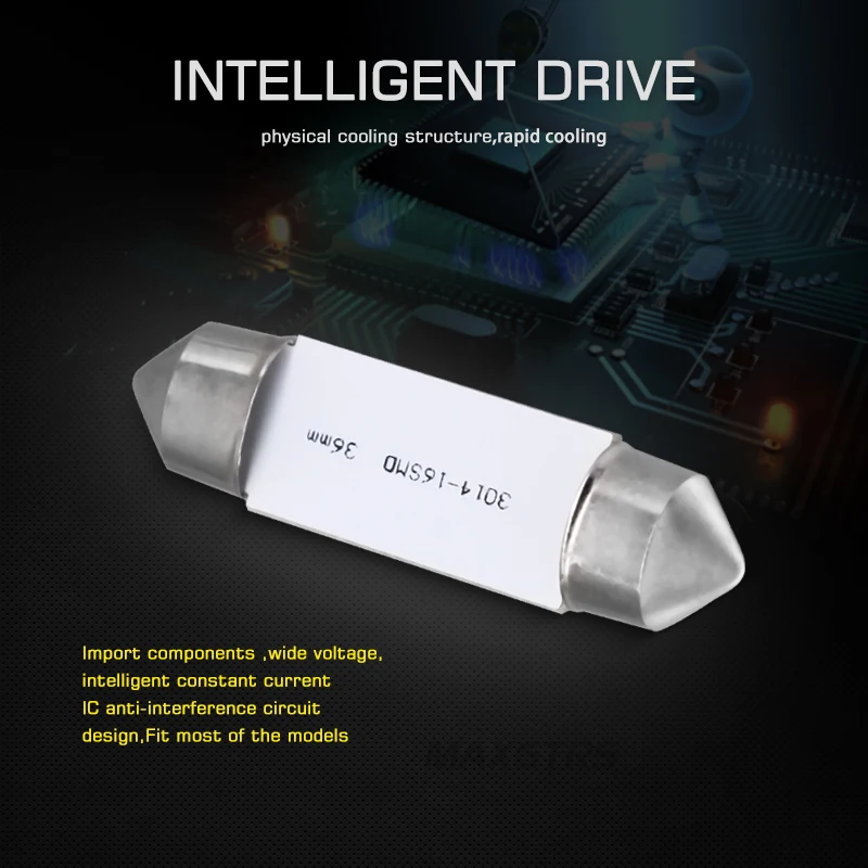 10x светодиодная гирлянда с can-шиной 31 мм 36 мм 39 мм 42 мм SV8, 5 C10W C5W Led 3014 SMD 12V лампа освещения автомобиля купольная лампа номерного знака огни