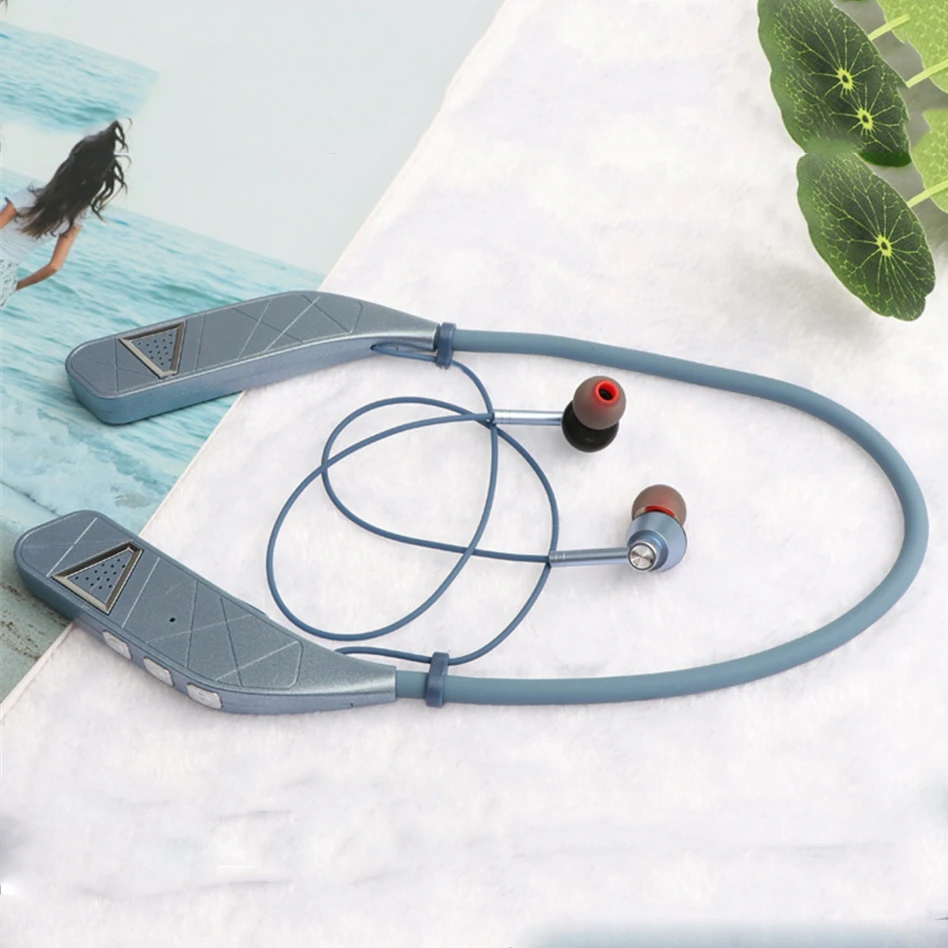 Bluetooth 5 0 Earphones Neckband Wireless Headphone Sport Bass Sound with Microphone For iPhone Samsung Xiaomi Wireless Headsets