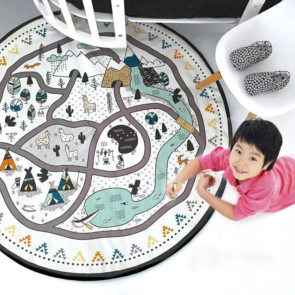 circle baby play mat