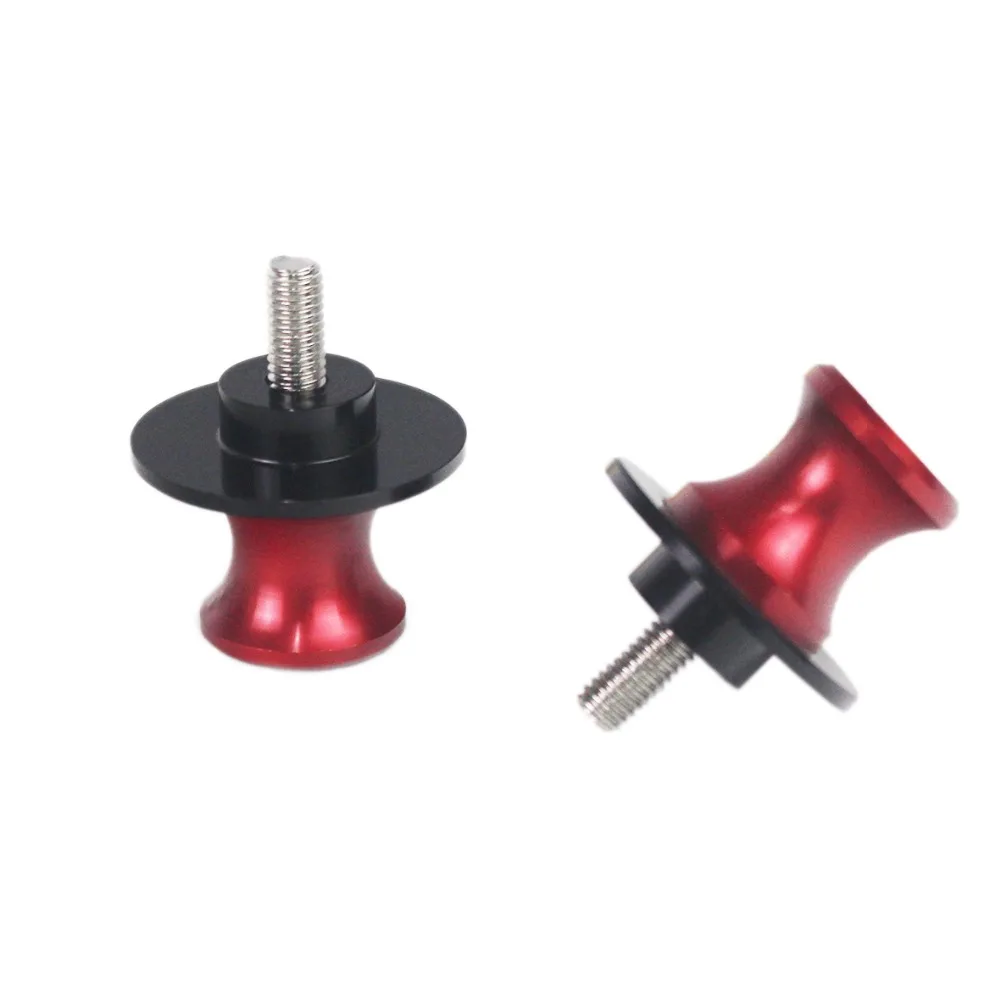 8mm red Аксессуары для мотоциклов с ЧПУ, регулировочный кронштейн для цепи, винтовой рокер, катушка, слайдер для HONDA CB650R cb650r CBR650R CB 650R - Цвет: 8mm red
