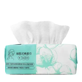 

50/100pcs Disposable Face Towel Cotton Facial Tissue One-Time Makeup Wipes Facial Wet Dry Cleansing