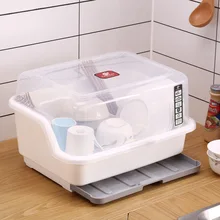 Кухонная полка для чаши, размещая шкаф пластиковые бытовые контейнеры, палочки для еды, посуда приемная коробка с размещением полки